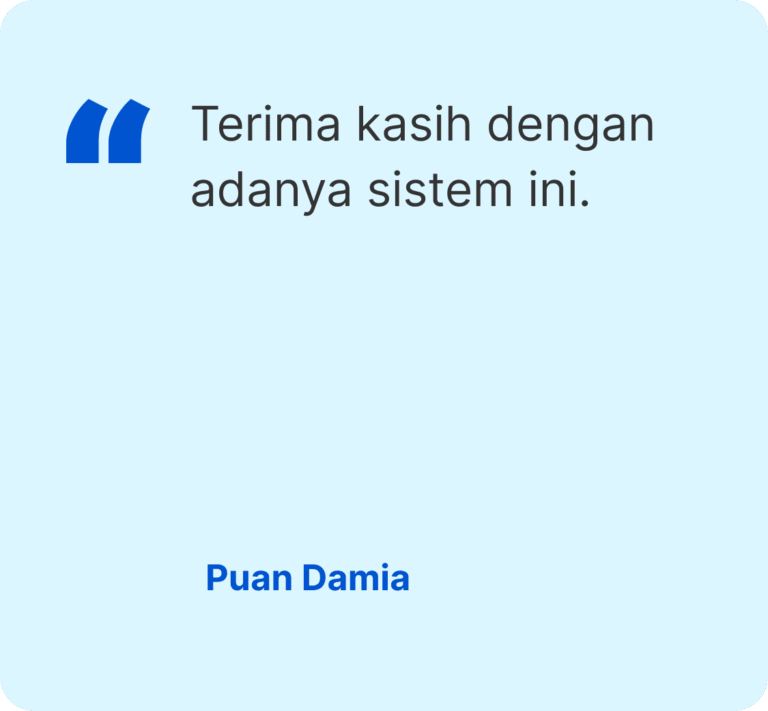 Kalkulator Zakat Selangor customer testimonial