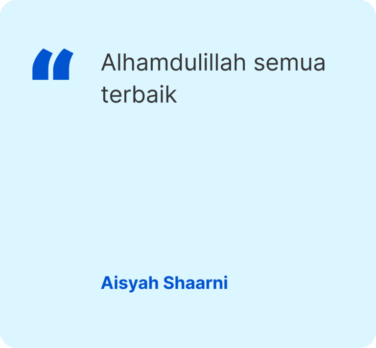 Kalkulator Zakat Selangor customer testimonial